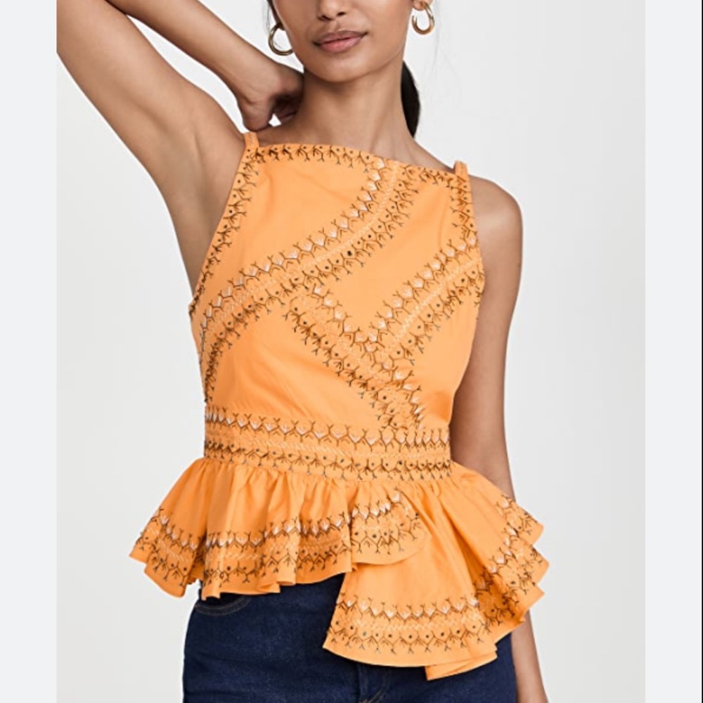 Ulla Johnson Pilar Top - Picture 1 of 12